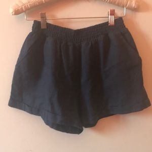Navy, never worn, flowy shorts